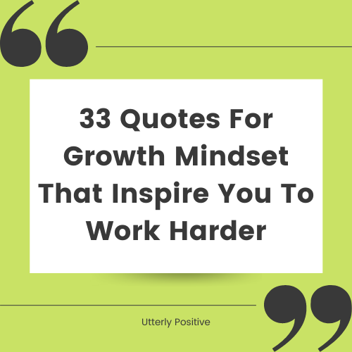 quotes for growth mindset