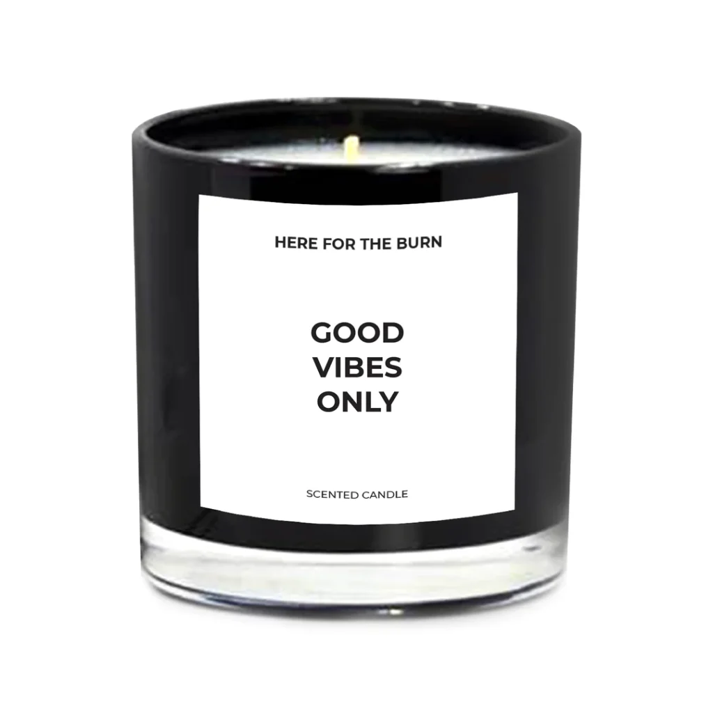 good vibes only candle